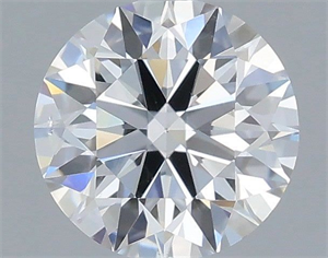 Picture of Natural Diamond 0.52 Carats, Round with Very Good Cut, F Color, SI1 Clarity and Certified by IGI