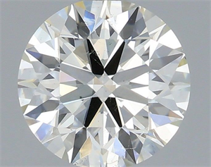 Picture of Natural Diamond 0.77 Carats, Round with Excellent Cut, I Color, SI1 Clarity and Certified by IGI