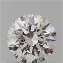 Natural Diamond 0.50 Carats, Round with Excellent Cut, H Color, VS1 Clarity and Certified by GIA