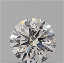 Natural Diamond 0.40 Carats, Round with Excellent Cut, F Color, SI2 Clarity and Certified by IGI