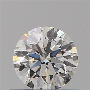 Picture of Natural Diamond 0.40 Carats, Round with Very Good Cut, H Color, SI1 Clarity and Certified by GIA