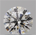 Natural Diamond 0.70 Carats, Round with Very Good Cut, F Color, SI1 Clarity and Certified by GIA