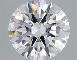 Picture of Lab Grown Diamond 4.10 Carats, Round with Ideal Cut, G Color, VVS2 Clarity and Certified by IGI