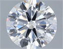 Del inventario de diamantes de laboratorio, 1.08 quilates, Redondo , Color D, claridad VVS2 y certificado IGI