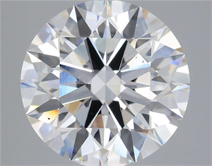 Picture of Lab Grown Diamond 7.59 Carats, Round with Ideal Cut, F Color, VS2 Clarity and Certified by IGI