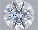 Del inventario de diamantes de laboratorio, 1.05 quilates, Redondo , Color D, claridad VS2 y certificado IGI