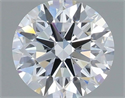 Del inventario de diamantes de laboratorio, 1.03 quilates, Redondo , Color D, claridad VVS2 y certificado IGI