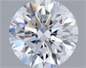 Del inventario de diamantes de laboratorio, 1.04 quilates, Redondo , Color D, claridad VVS2 y certificado IGI