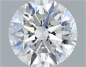 Del inventario de diamantes de laboratorio, 1.02 quilates, Redondo , Color D, claridad VVS2 y certificado IGI