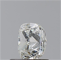 Natural Diamond 0.90 Carats, Cushion with  Cut, K Color, SI1 Clarity and Certified by GIA