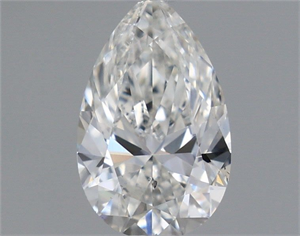 Picture of Natural Diamond 0.50 Carats, Pear with  Cut, F Color, SI2 Clarity and Certified by GIA