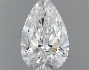Picture of Natural Diamond 0.41 Carats, Pear with  Cut, D Color, VS1 Clarity and Certified by GIA
