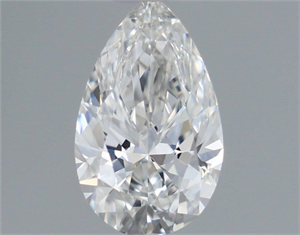 Picture of Natural Diamond 0.43 Carats, Pear with  Cut, F Color, VVS2 Clarity and Certified by GIA