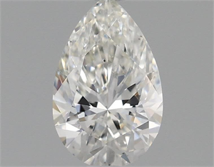 Picture of Natural Diamond 0.55 Carats, Pear with  Cut, H Color, SI1 Clarity and Certified by GIA