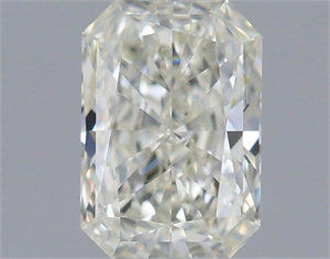Picture of Natural Diamond 0.40 Carats, Radiant with  Cut, J Color, VVS1 Clarity and Certified by GIA