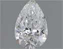 Diamante Natural 0.50 quilates, De pera , Color F, claridad I1 y certificado GIA