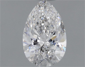 Picture of Natural Diamond 0.51 Carats, Pear with  Cut, E Color, SI2 Clarity and Certified by GIA