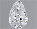 Natural Diamond 0.41 Carats, Pear with  Cut, D Color, SI1 Clarity and Certified by GIA