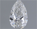 Diamante Natural 0.41 quilates, De pera , Color F, claridad SI1 y certificado GIA