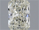 Natural Diamond 0.65 Carats, Radiant with  Cut, K Color, SI1 Clarity and Certified by GIA