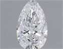 Natural Diamond 0.40 Carats, Pear with  Cut, D Color, VVS1 Clarity and Certified by GIA