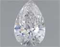 Natural Diamond 0.51 Carats, Pear with  Cut, E Color, I1 Clarity and Certified by GIA