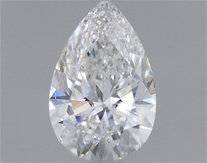 Picture of Natural Diamond 0.51 Carats, Pear with  Cut, E Color, I1 Clarity and Certified by GIA