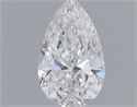 Natural Diamond 0.40 Carats, Pear with  Cut, F Color, VS2 Clarity and Certified by GIA