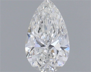 Picture of Natural Diamond 0.40 Carats, Pear with  Cut, F Color, VS2 Clarity and Certified by GIA