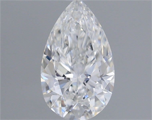 Picture of Natural Diamond 0.41 Carats, Pear with  Cut, E Color, VS1 Clarity and Certified by GIA