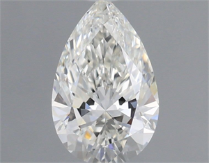 Foto Diamante Natural 0.42 quilates, De pera , Color H, claridad VVS2 y certificado GIA de