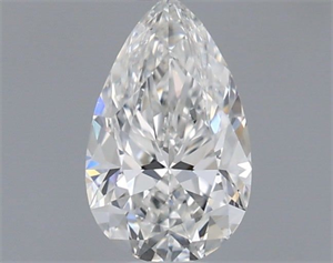 Picture of Natural Diamond 0.41 Carats, Pear with  Cut, F Color, VS2 Clarity and Certified by GIA