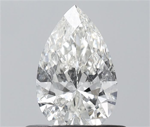 Picture of Natural Diamond 0.50 Carats, Pear with  Cut, H Color, SI2 Clarity and Certified by IGI