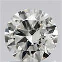 Diamante Natural 1.00 quilates, Redondo , Color K, claridad SI1 y certificado GIA