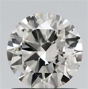Foto Diamante Natural 1.00 quilates, Redondo , Color K, claridad SI1 y certificado GIA de