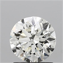 Diamante Natural 1.00 quilates, Redondo , Color K, claridad VS1 y certificado GIA