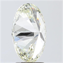 Natural Diamond 3.01 Carats, Oval with  Cut, K Color, SI1 Clarity and Certified by IGI