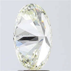 Picture of Natural Diamond 3.01 Carats, Oval with  Cut, K Color, SI1 Clarity and Certified by IGI