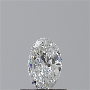 Picture of Natural Diamond 0.41 Carats, Oval with  Cut, F Color, VS2 Clarity and Certified by GIA