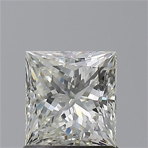 Picture of Natural Diamond 1.00 Carats, Princess with  Cut, K Color, SI2 Clarity and Certified by GIA