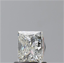 Natural Diamond 1.20 Carats, Princess with  Cut, J Color, SI1 Clarity and Certified by GIA