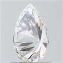 Diamante Natural 0.80 quilates, De pera , Color F, claridad SI1 y certificado GIA
