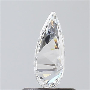 Foto Diamante Natural 0.70 quilates, De pera , Color E, claridad SI1 y certificado GIA de