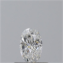 Diamante Natural 0.40 quilates, Ovalado , Color E, claridad VVS1 y certificado GIA