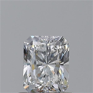 Picture of Natural Diamond 0.70 Carats, Radiant with  Cut, E Color, VVS1 Clarity and Certified by GIA