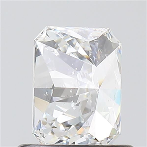 Picture of Natural Diamond 0.72 Carats, Radiant with  Cut, E Color, SI1 Clarity and Certified by GIA