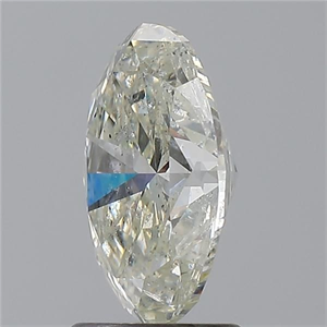 Picture of Natural Diamond 2.05 Carats, Oval with  Cut, I Color, SI2 Clarity and Certified by IGI
