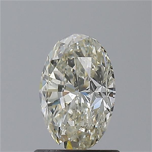 Picture of Natural Diamond 1.01 Carats, Oval with  Cut, K Color, SI1 Clarity and Certified by IGI
