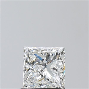 Picture of Natural Diamond 1.00 Carats, Princess with  Cut, G Color, I1 Clarity and Certified by GIA