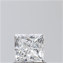 Natural Diamond 0.73 Carats, Princess with  Cut, E Color, SI1 Clarity and Certified by GIA